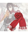 Attack on Titan Mikasa Ackerman Cosplay Scarf