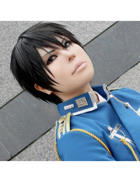 Fullmetal Alchemist Roy Mustang Cosplay Wig