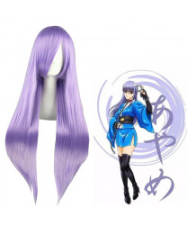 Gintama Sarutobi Ayame Light Purple Long Straight Cosplay Wig