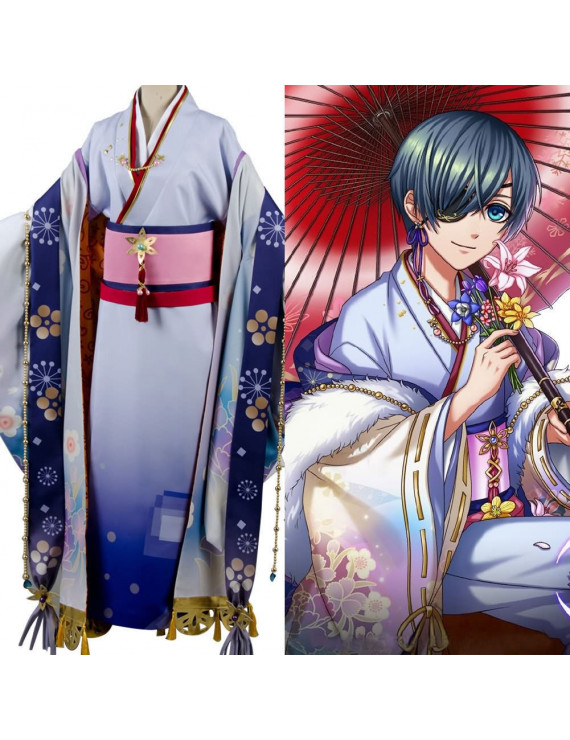 100 Sleeping Princes the Kingdom of Dreams Black Butler Ciel Cosplay Costume