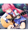 Angel Beats! Yui Pink Long Straight Cosplay wig 100 cm