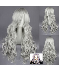 Angel Sanctuary Rosiel Long Wavy Gray Cosplay Wig