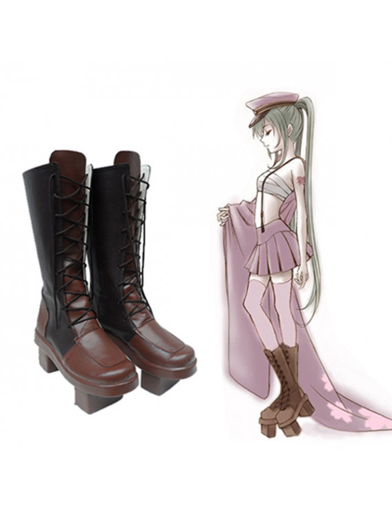 Vocailoid Hatsune Miku Anime Cosplay Shoes Boots