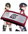 Naruto Ninja Red Headband Forehand for Uchiha Sarada Leaf Village Konoha