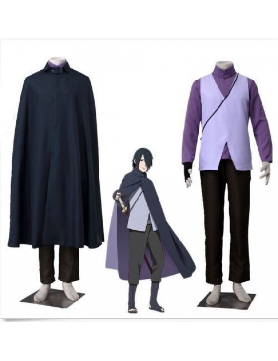 Naruto Uchiha Sasuke 7TH Boruto Naruto Cosplay Costume