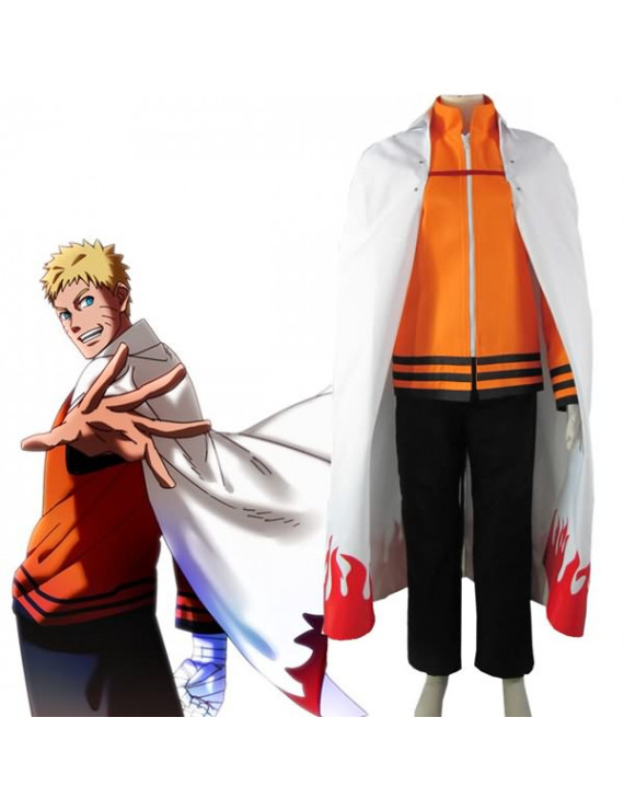 Boruto The last-Uzumaki Naruto Seventh Hokage Anime Cosplay Costume
