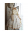 Long sleeves Rose Crown Embroidery Lolita Jumper Dress