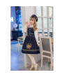 Long sleeves Rose Crown Embroidery Lolita Jumper Dress