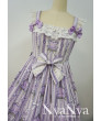 Bear Prince Printed lace strap Lolita Dress