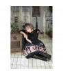 Black Bear Prince High Waist Hanging Neck Lolita Dress 