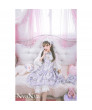 Bear Prince Printed lace strap Sling Skirt Lolita Dress