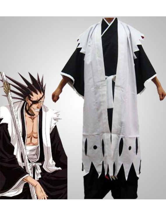 Bleach 11th Division Captain Zaraki Kenpachi Cosplay Outfits