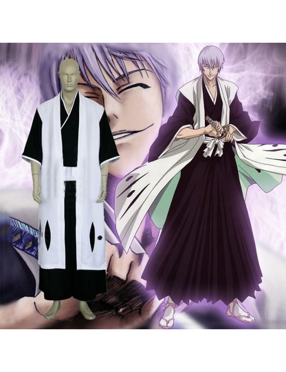 Bleach 3rd Division Captain Ichimaru Gin Cosplay Outfits