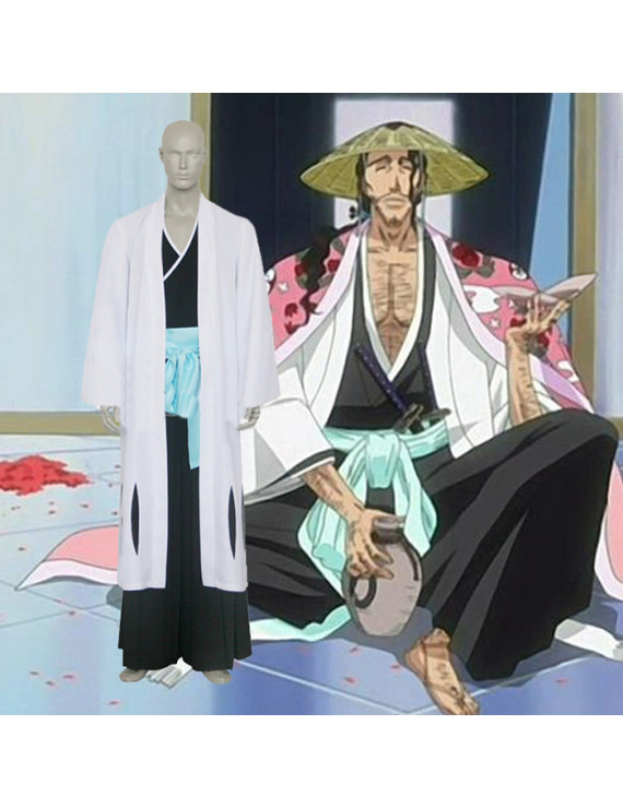 Bleach 8th Division Captain Kyouraku Shunsui Cosplay Outfits