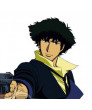 Cowboy Bebop Spike Spiegel Black Short Cosplay Wig