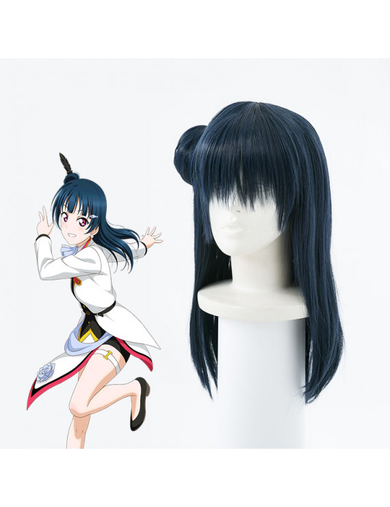 LoveLive!Sunshine!! Tsushima Yoshiko Cosplay Wig