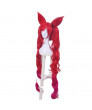 League of Legends LoL Star Guardian Jinx Long Two Ponytail Two Ears Cosplay Wig