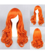 One Piece Nami Long Wavy Orange Cosplay Wig 65cm 