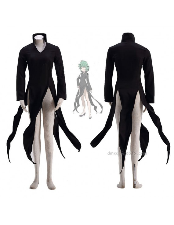 One Punch Man Tatsumaki Black Cosplay Dress 