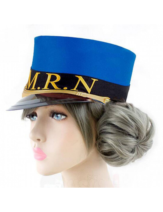 Persona 5 Caroline Golden Grey Cosplay Wig 30 cm