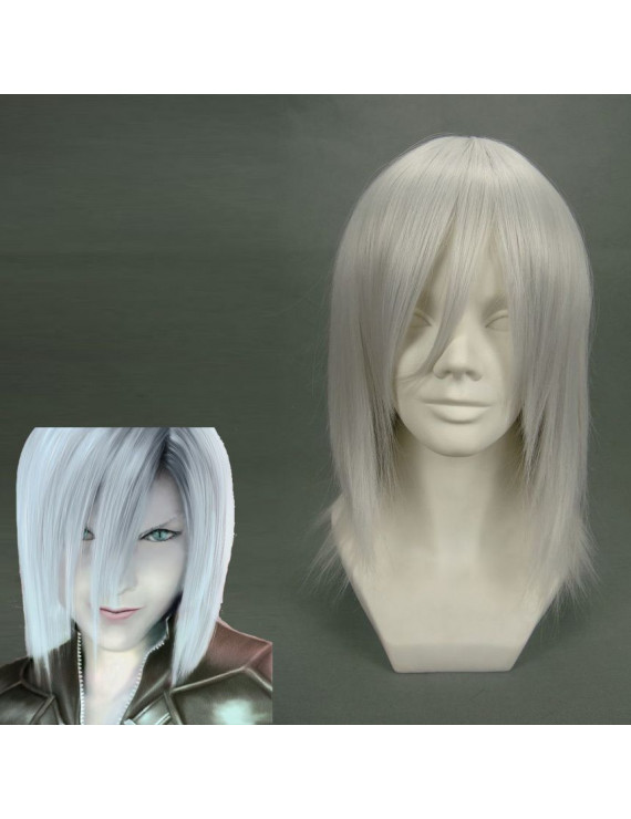 Final Fantasy Kadaj Silvery White Cosplay Wig