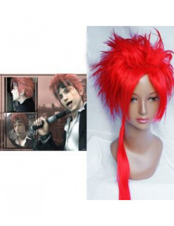 Final Fantasy VII Reno Red Long Cosplay Wig 80 cm