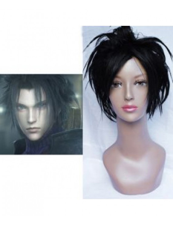Final Fantasy Zack Fair Black Short Cosplay Wig