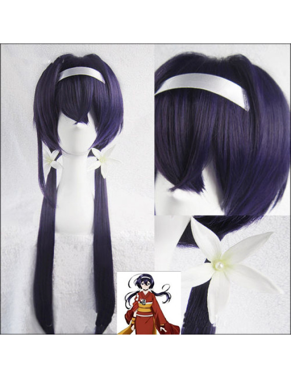 Bungo Stray Dogs Izumi Kyouka Purple Long Ponytail Cosplay Wig