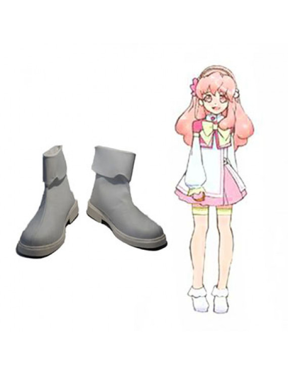AKB0048 Aida Orine White Cosplay Boots Cosplay Shoes