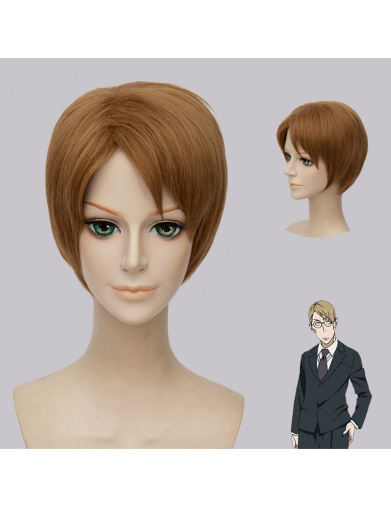 91 Days Valbero Brown Short Cosplay Wig