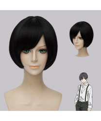 91 Days Avilio Bruno Short Black Cosplay Wig