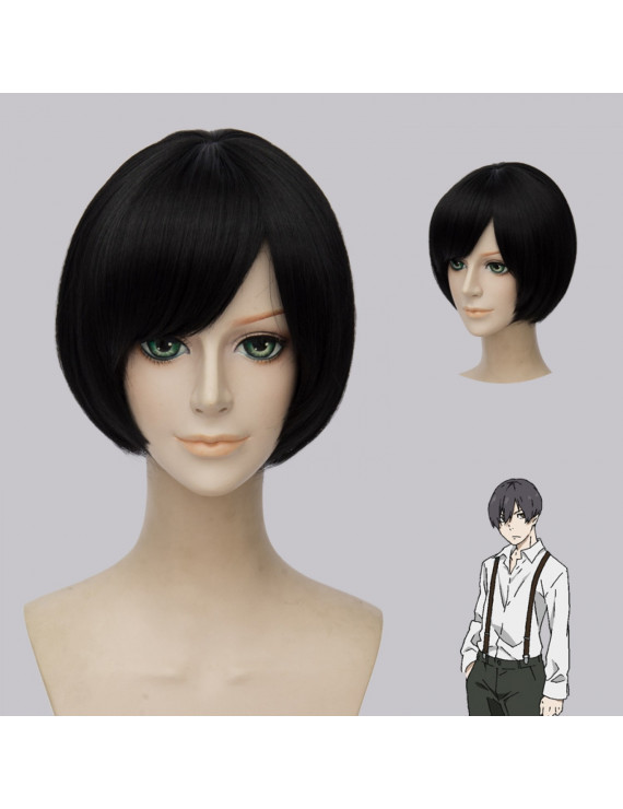 91 Days Avilio Bruno Short Black Cosplay Wig