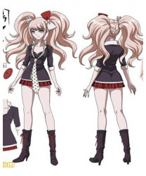 Danganronpa Dangan-Ronpa Junko Enoshima Cosplay Costume