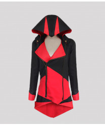 Assassin's Creed Assassin Red and Black Cosplay Costumes