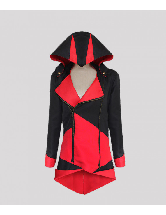 Assassin's Creed Assassin Red and Black Cosplay Costumes