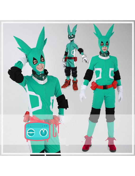 My Hero Academia Deku Cosplay Costume Boku No Hero Academia Izuku Midoriya Costume ( free