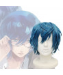 Starry Sky Izushima Iku Blue Short Cosplay Wig