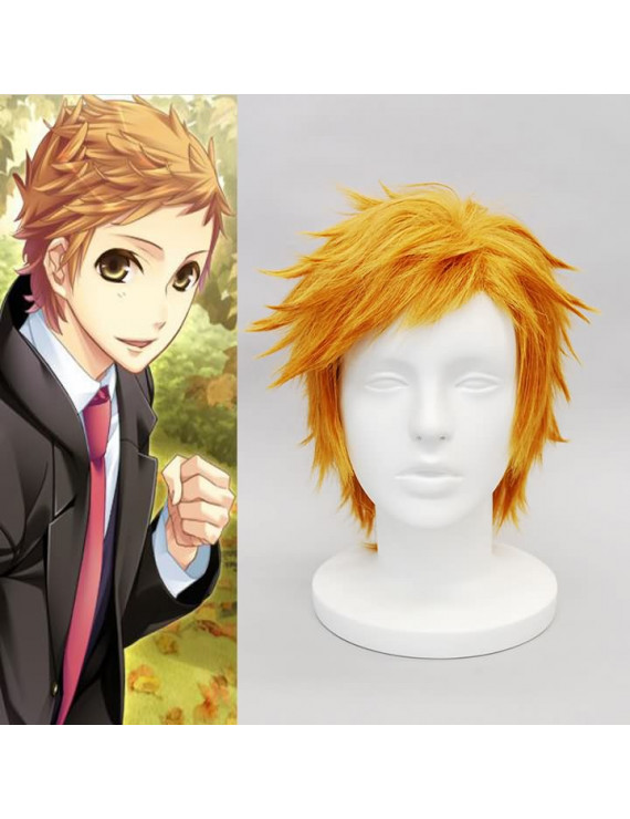 Starry Sky Haruki Naoshi Orange Short Orange Cosplay Wig