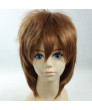 Hakuouki Toudou Heisuke Short Brown Cosplay Wig