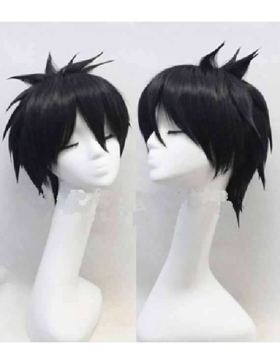 Zero No Tsukaima Hiraga Saito Black Short Cosplay Wig