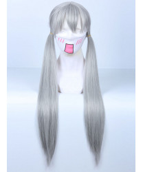 Zootopia Judy Hopps Light Gray Long Straight Cosplay Wig