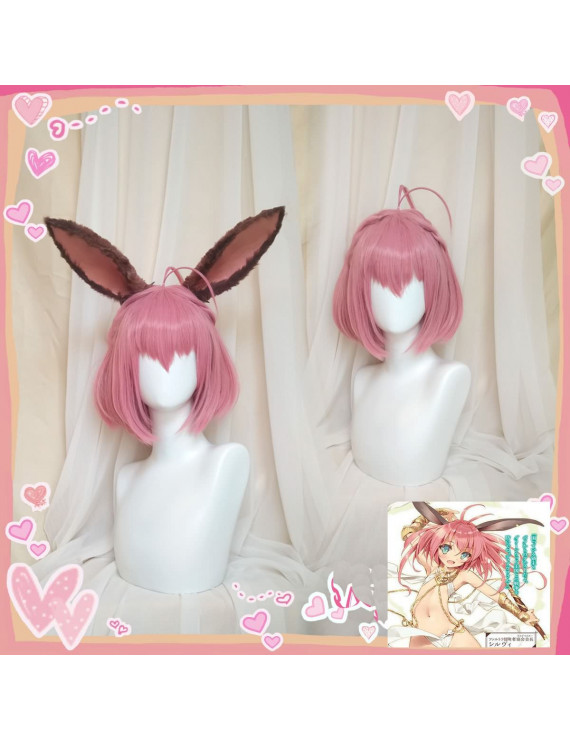 How NOT to Summon a Demon Lord Sylvie Pink Short Cosplay Wig