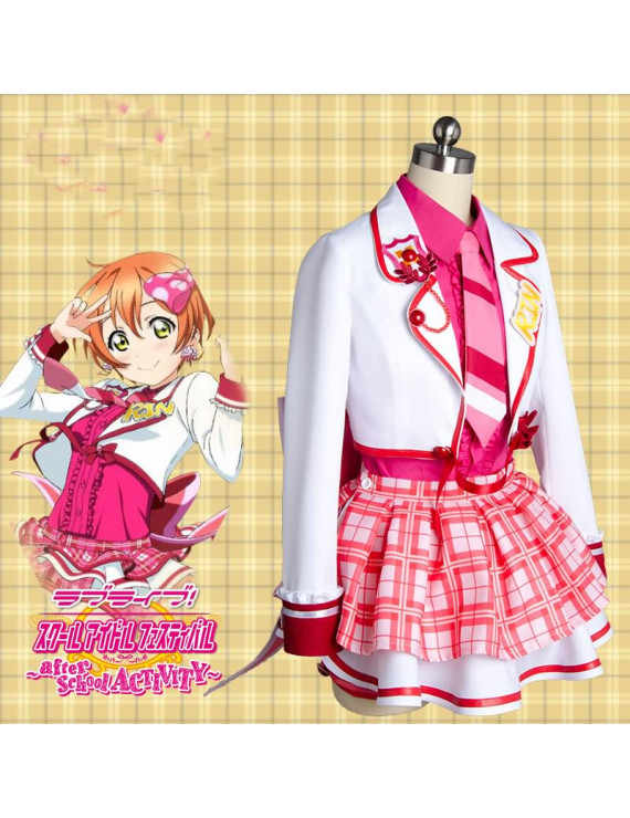 Love Live! Hoshizora Rin After School Activity Cosplay Dress Costumes