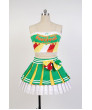 LoveLive! Hanayo Koizumi School Idol Cheerleading Cosplay Dress Costume