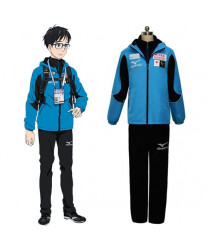 Yuri on Ice YURI!!! on ICE Yuri Sportswear Suit Outfit Katsuki Cosplay Costumes