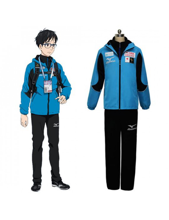 Yuri on Ice YURI!!! on ICE Yuri Sportswear Suit Outfit Katsuki Cosplay Costumes