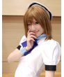 When They Cry Rena Ryugu Short Golden Brown Straight Cosplay Wig