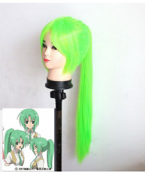 When They Cry Sonozaki Mion Long Straight Ponytail Cosplay Wig