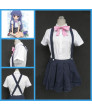 When They Cry Furude Rika Suspender Dress Cosplay Costumes