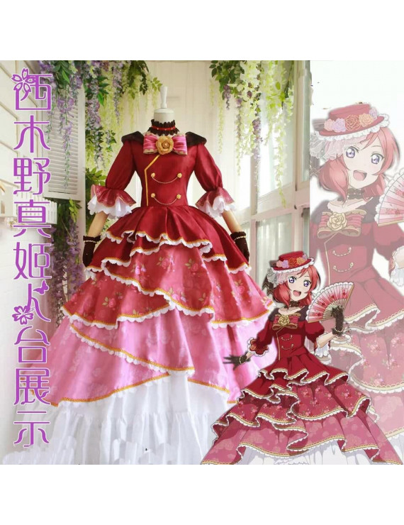 LoveLive! School idol project Nishikino Maki Dance Awakening Lolita Dress Cosplay Costumes